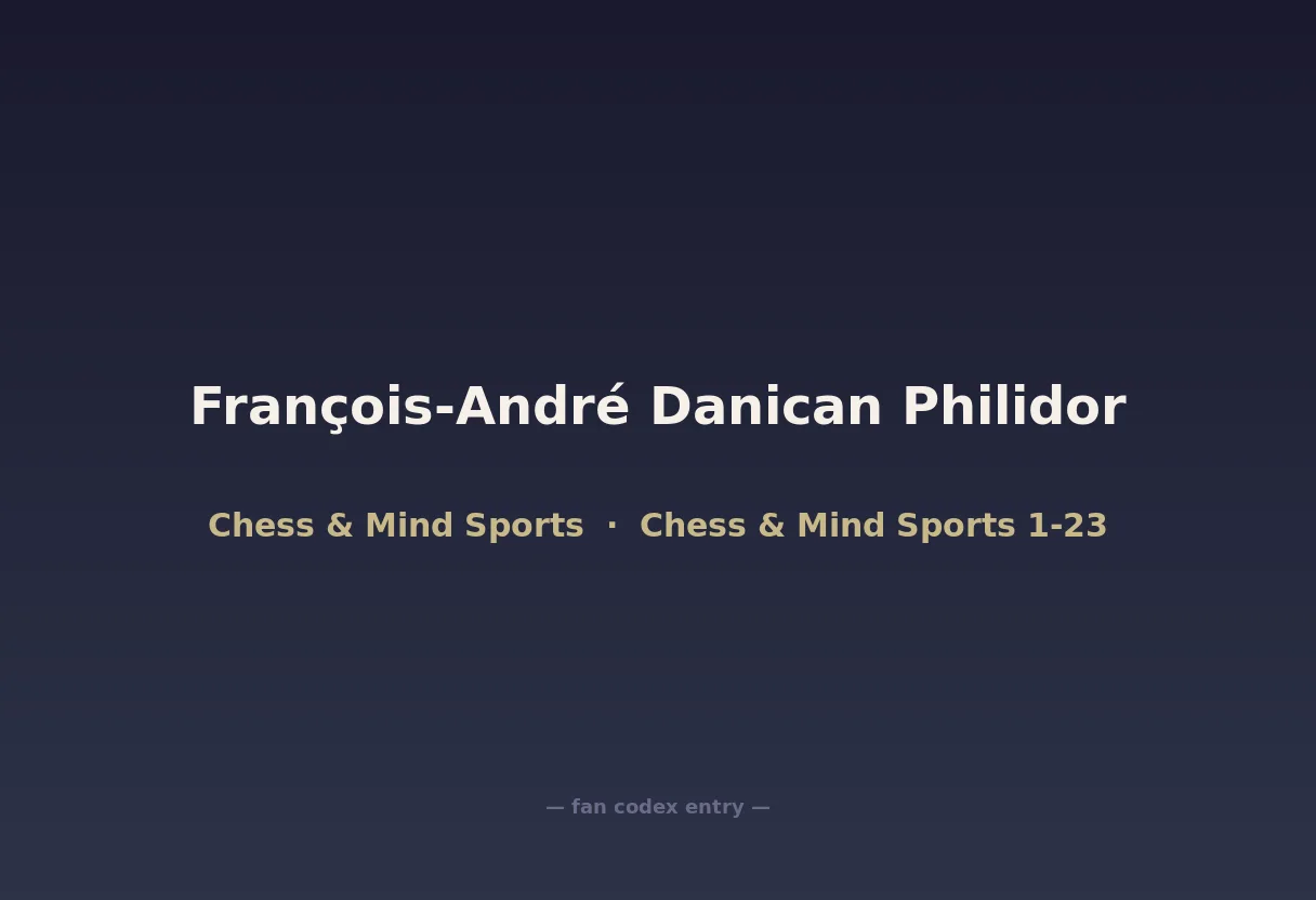 François-André Danican Philidor