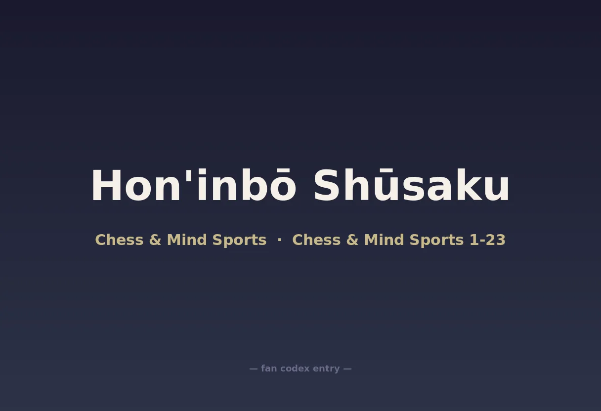 Hon'inbō Shūsaku